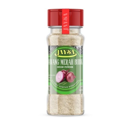 

JAYSA - Bumbu Dapur Murah / Bawang Merah Bubuk 70 gr / Shalot Powder / Bubuk Bawang Merah / Red Onion Powder / Bawang Merah Bubuk 100%/ Shallots Ground / Bawang Merah Bubuk Asli / Bumbu Instan / Bumbu Masak / Bumbu Murah / Rempah Botol