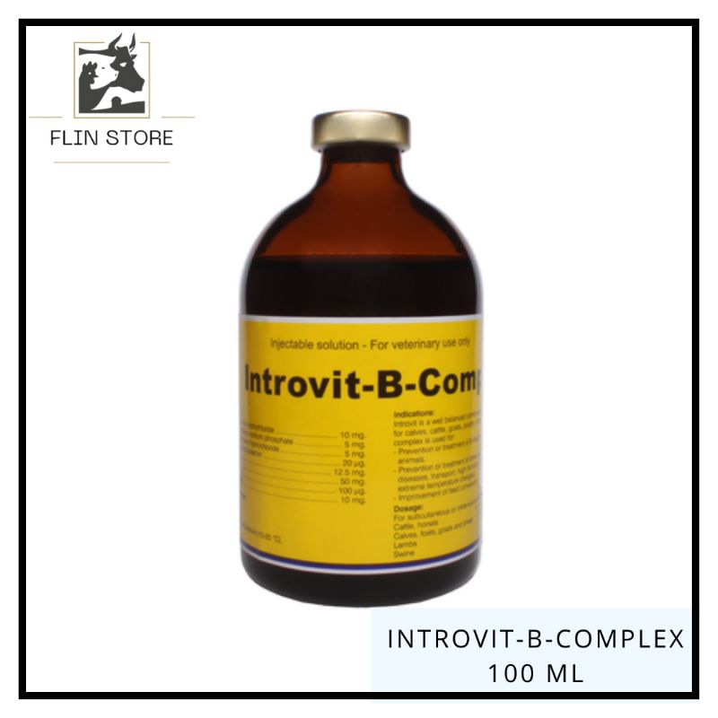 Introvit-B-Complex  100 ml TMC - Injeksi Vitamin B Kompleks
