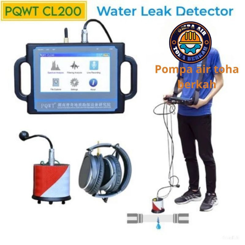 PQWT CL200 Water Leak Detector Underground 0-2M Pipe Water Leak PQWT