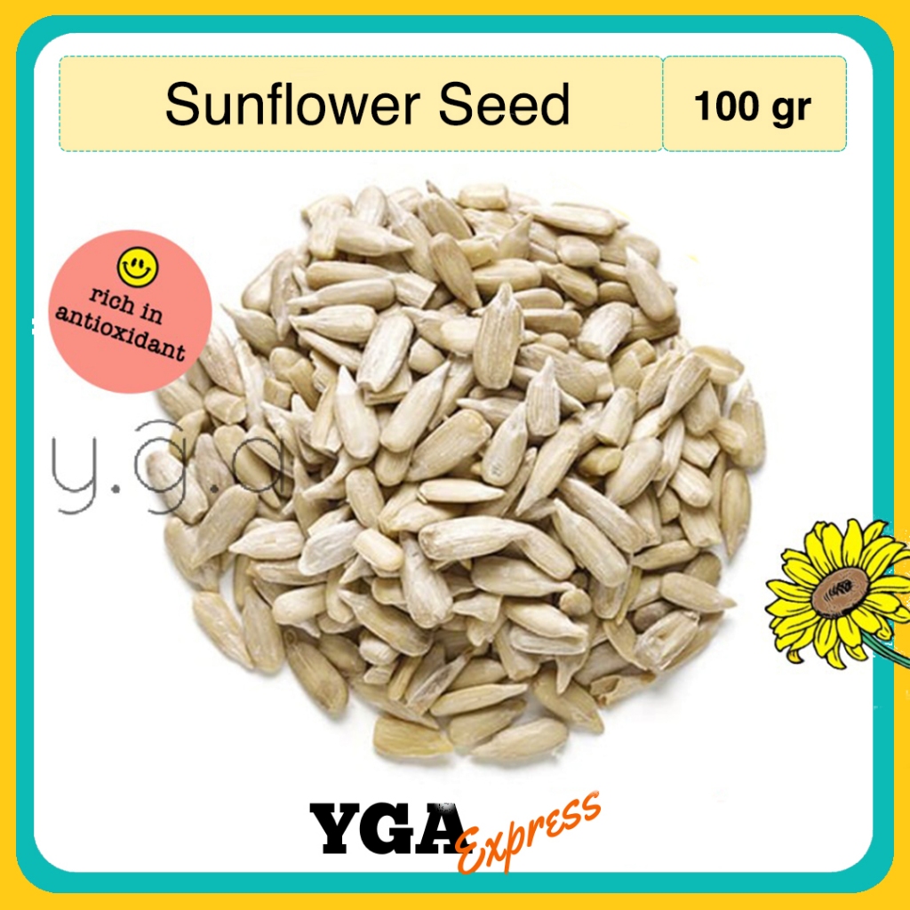 

Raw Sunflower Seed 100 g / Kuaci Biji Bunga Matahari