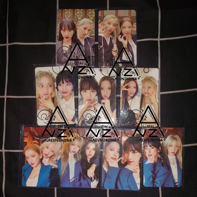 Photocard PC WJSN THE BLACK UNIT EunSeol EunXy SeolBo Eunbo (Eunseo Seola Bona Exy) dan Selca Bona S