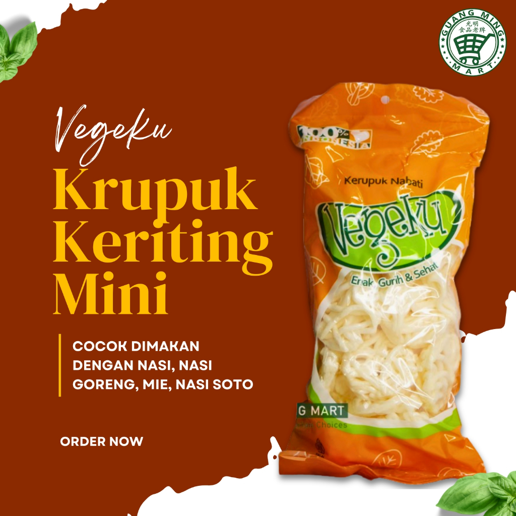 

Kerupuk - Krupuk Keriting Mini Vegeku Vegetarian & Vegan