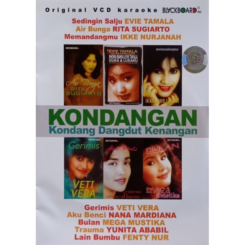 VCD ORIGINAL ALBUM KONDANGAN RITA SUGIARTO, EVIE TAMALA, MEGA MUSTIKA DKK