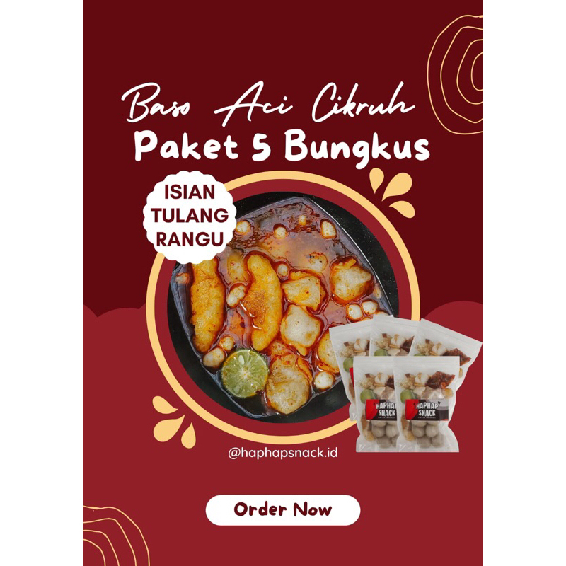 

BASO ACI PAKET 5bks ISI TULANG RANGU