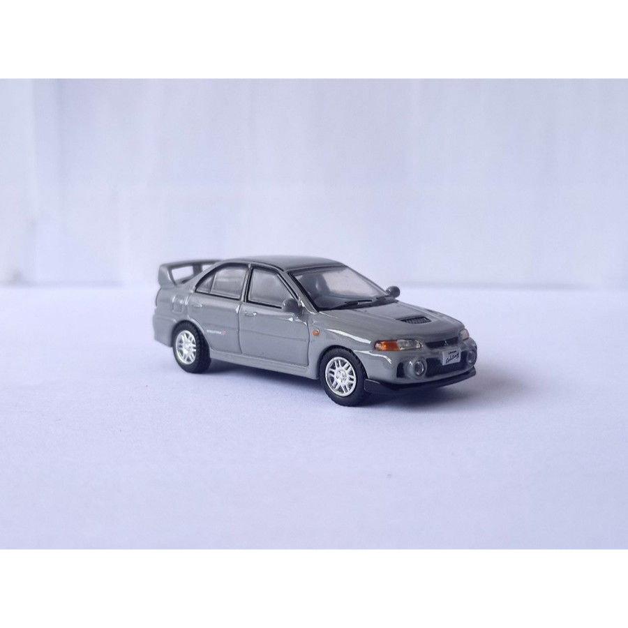 Diecast Mobil Lancer Evolution IV abu miniatur mobil sport murah