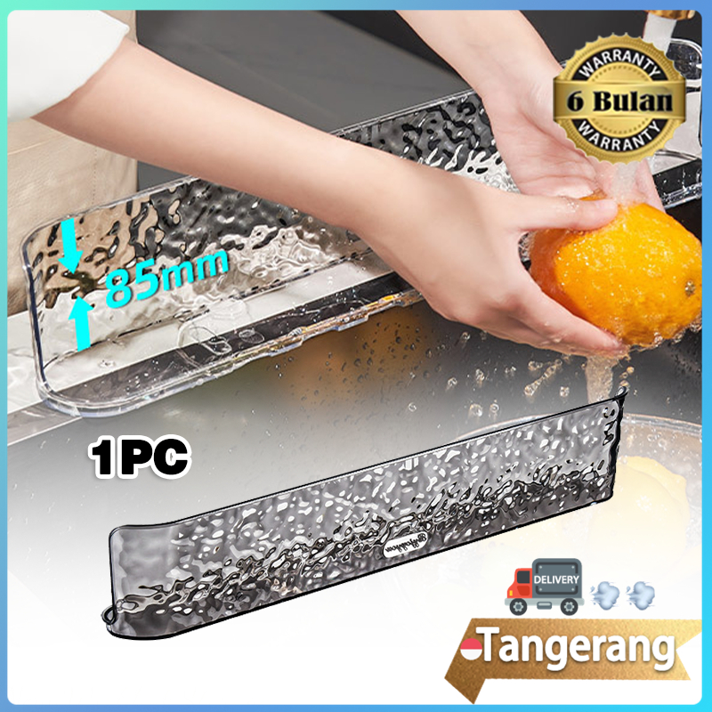 50cm Pelindung Wastafel Cipratan Sink Splash Board Air Wastafel Saringan Bak Cuci Piring