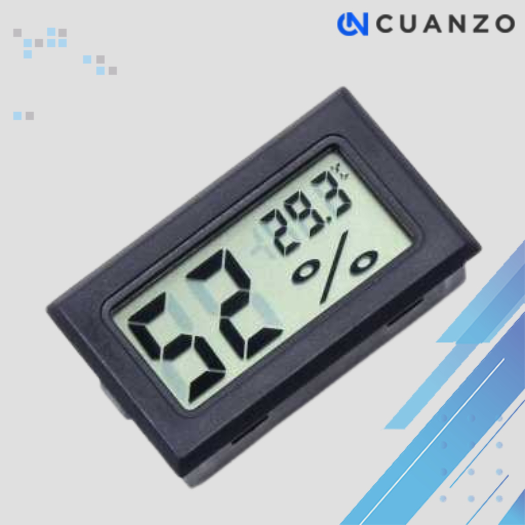 Digital Thermometer Hygrometer Humidity Built-In Probe / Termometer Digital Kabel Mesin Tetas Peneta