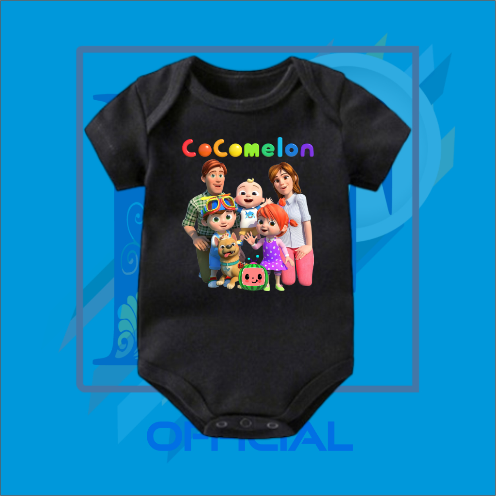 BAJU BAYI JUMPER BABY COCOMELON - TSHIRT KARTUN ANAK ANIMASI COCOMELON karakter Anak merk brand kaos