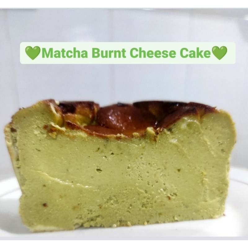 

Matcha Basque Burnt Cheese Cake