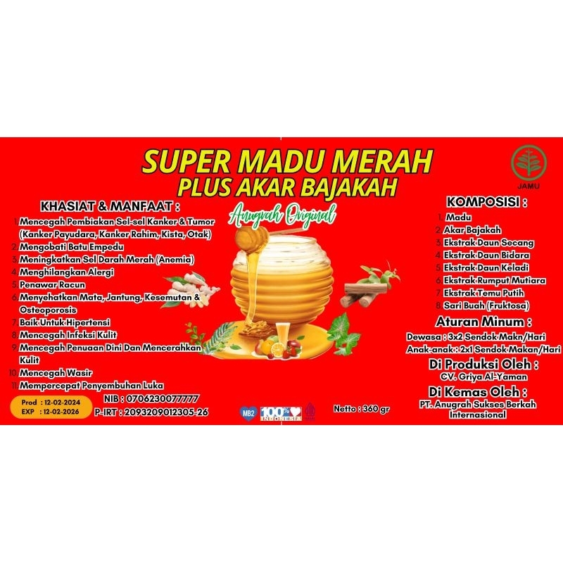 

SUPER MADU MERAH