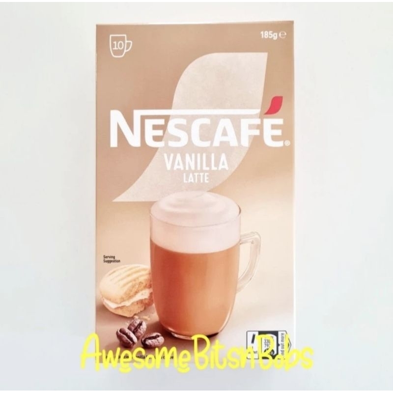 

Nescafe Australia Vanilla Latte Coffee 10 Sachets