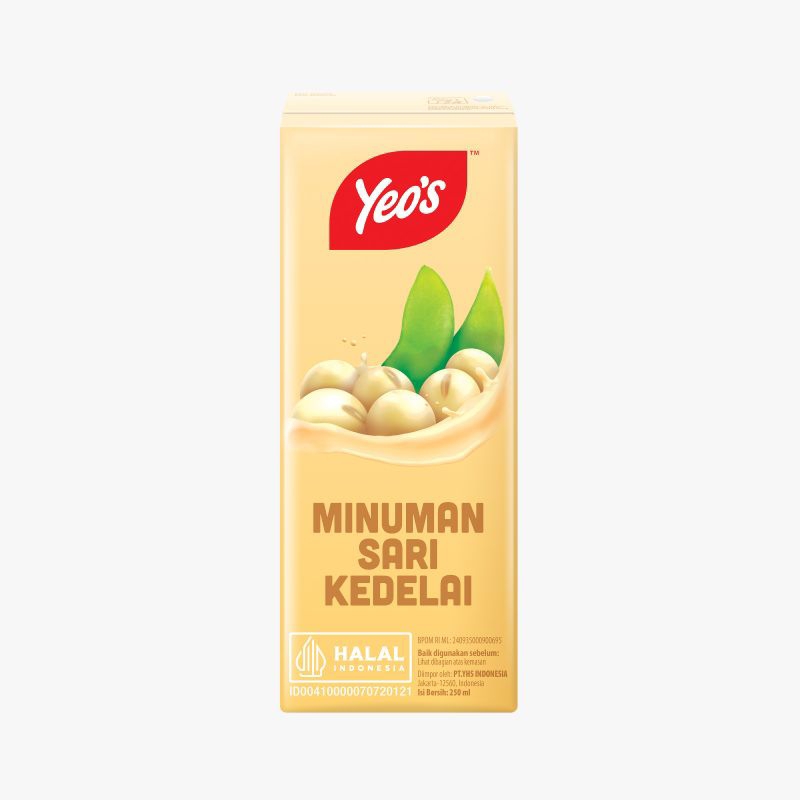 

yeos soya , sari kedelai uht 250 ml ( 1 dos isi 24 pcs )