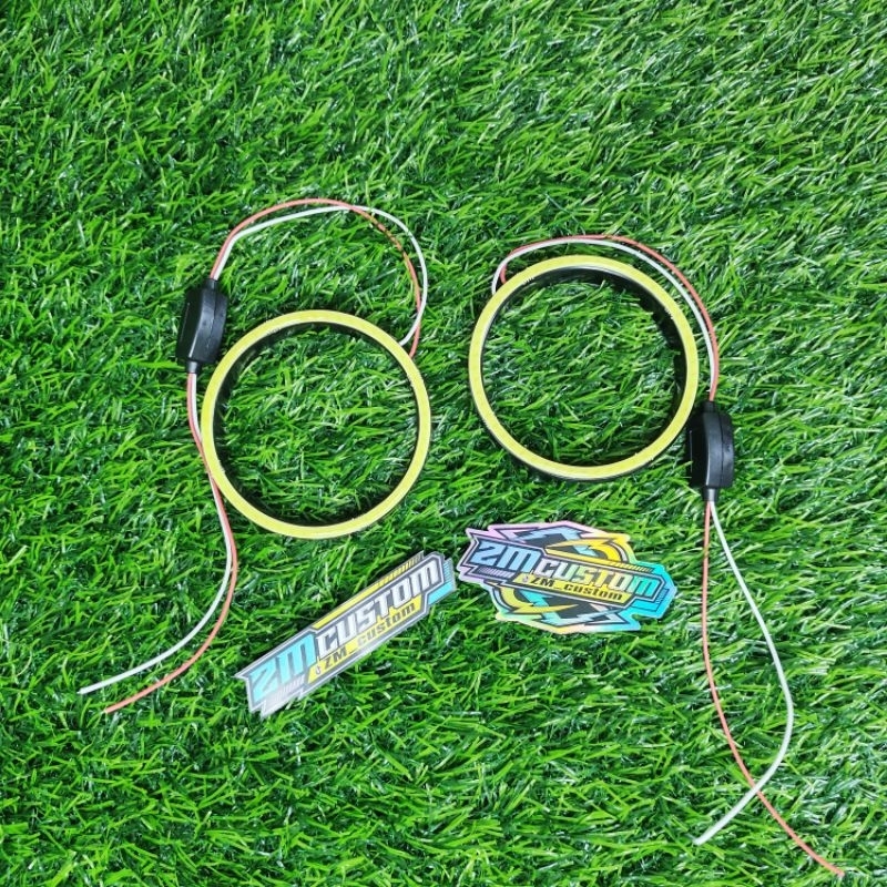 1 pcs Angel Eye Cob Biled 2.5 inch Angel Eye + Centeric Ring Biled 2.5 inch