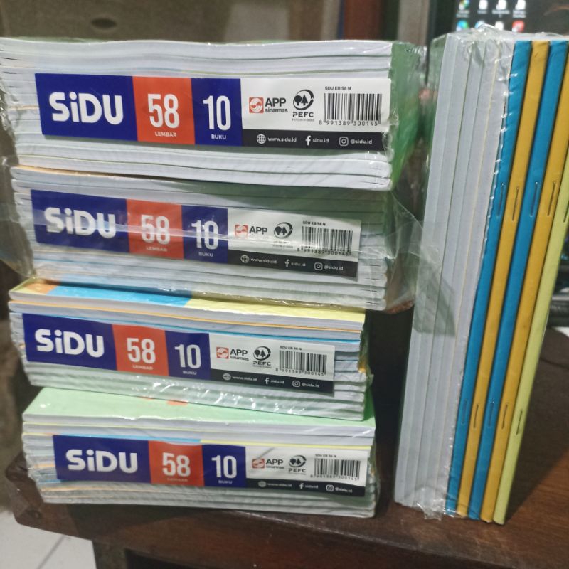 

Buku Tulis Sidu 58 Lembar 1 pack (10 pcs)