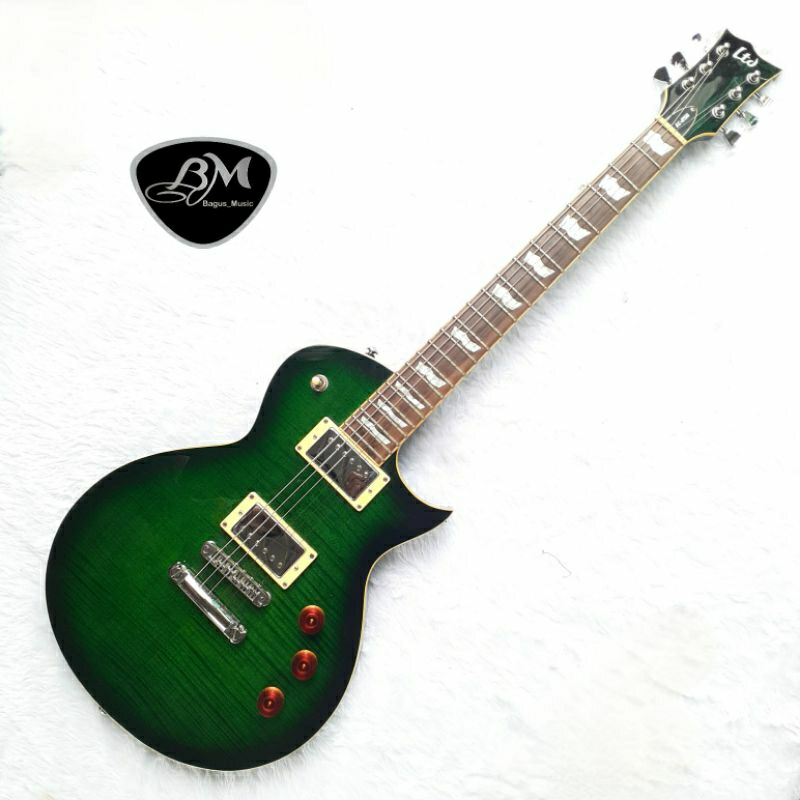 Gitar ESP LTD EC-256 FM See thru green korea