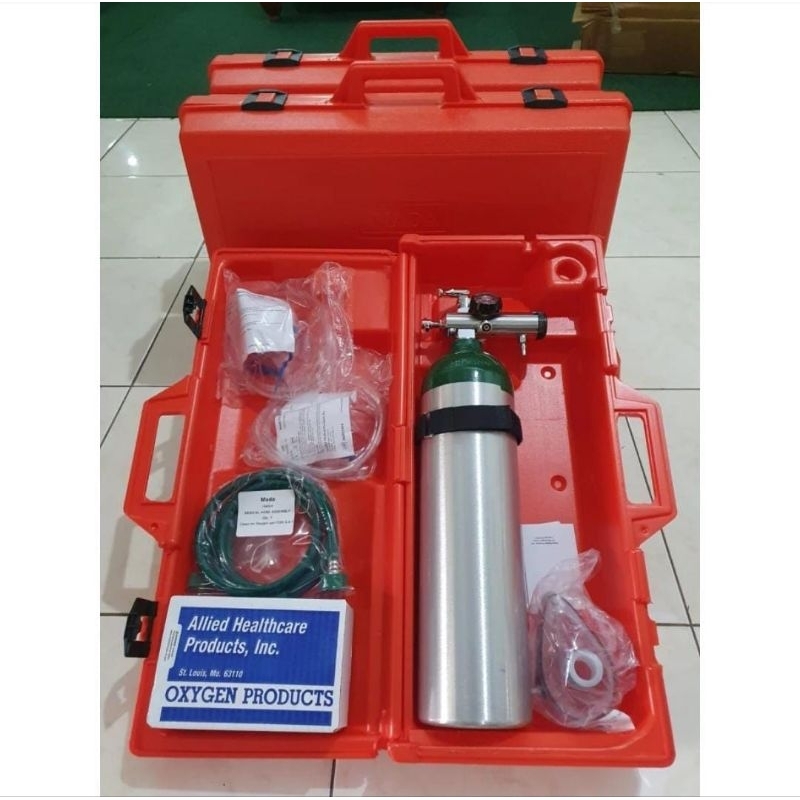 LSP PORTABLE OXYGEN RESUSCITATOR AVAMED / TABUNG OKSIGEN RESUSITASI USA Murah HARD CASE