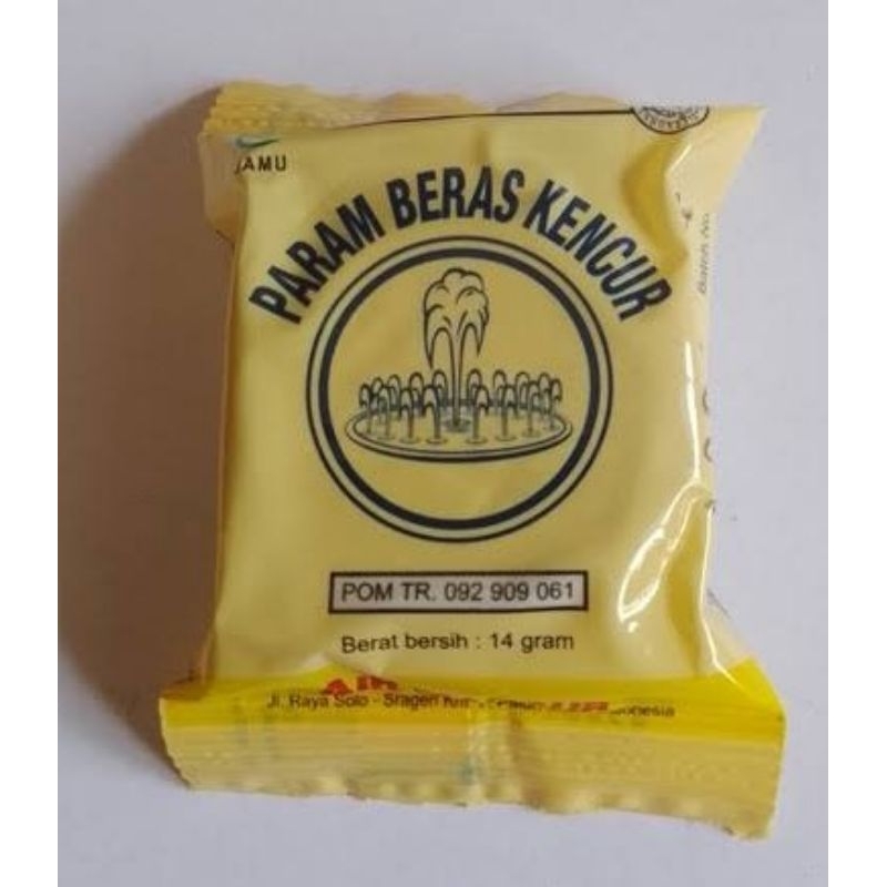 

Param Beras Kencur - Obat Luar - Parem Pegal Linu