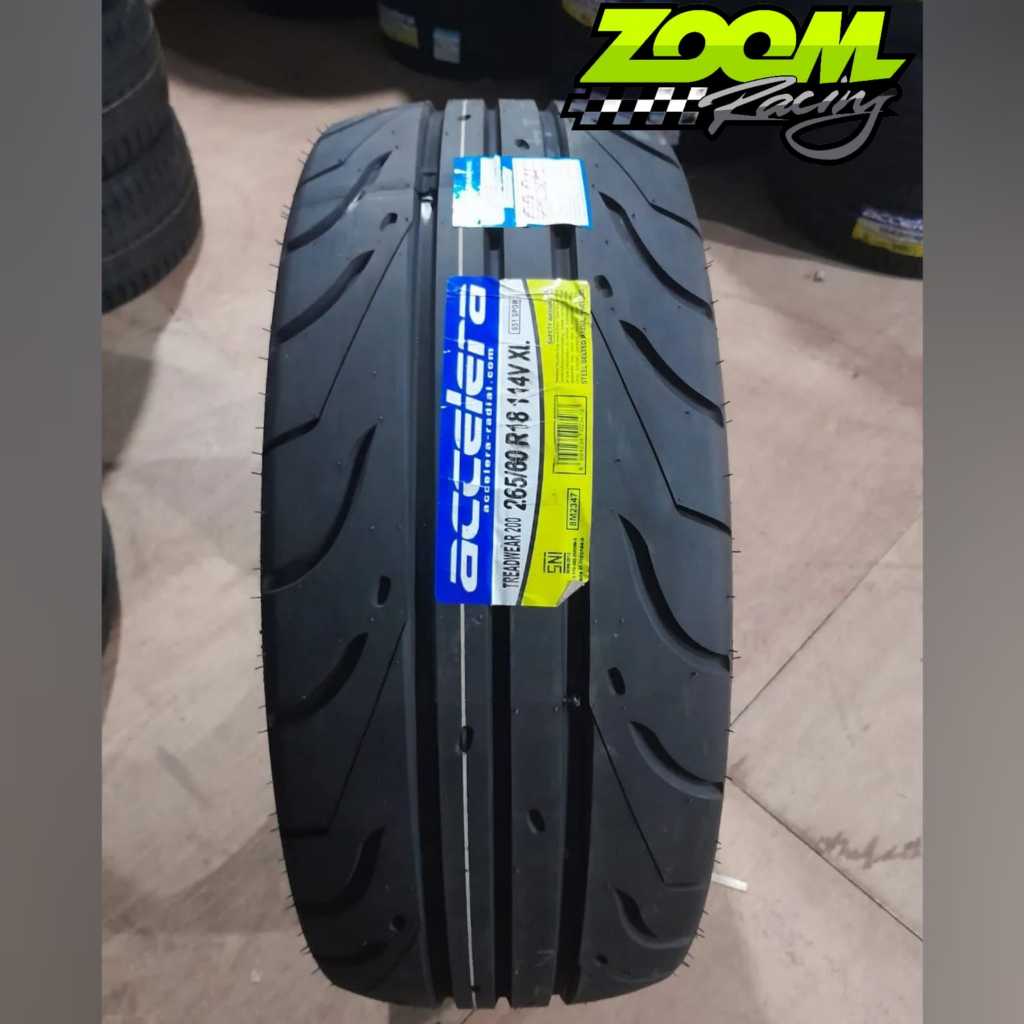 BAN MOBIL PAJERO MERK ACCELERA 651 SPORT TW 200 265 50 R18 FREE PASANG