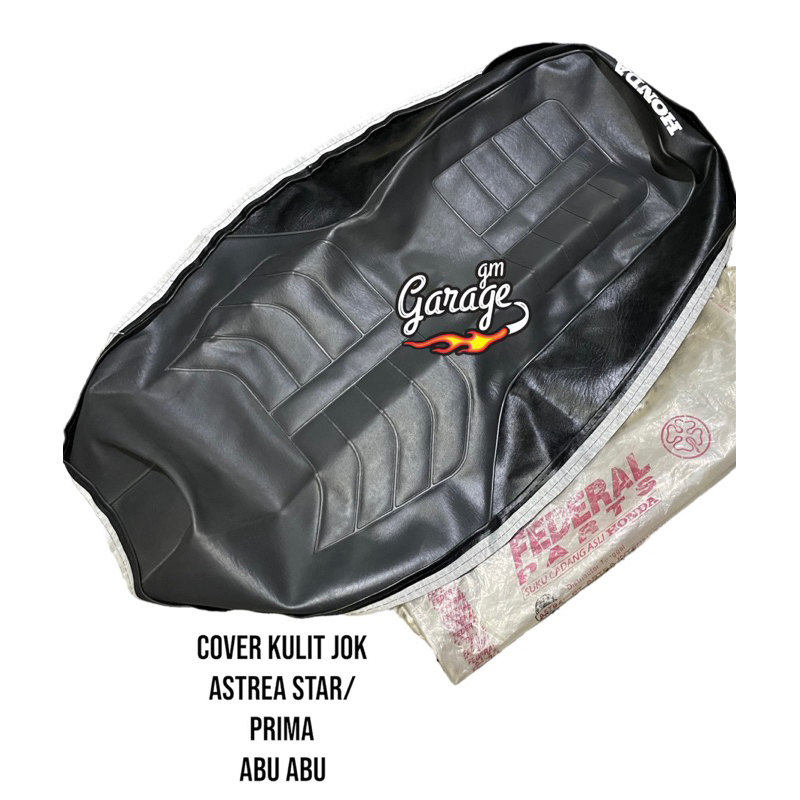 cover kulit jok astrea star/prima warna abu abu original