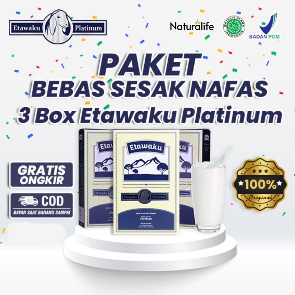 

Etawaku -Bundling 3 Box - Susu Kambing Etawa Murni & Krimer Bubuk