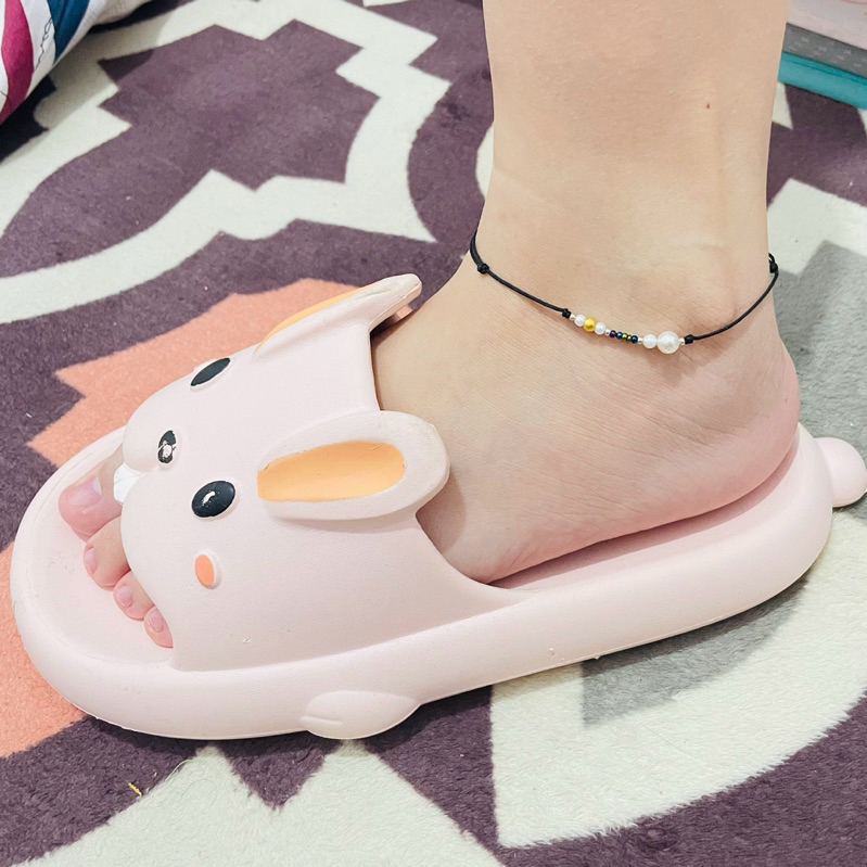 Gelang Kaki Tali Hitam Variasi Emas Kadar (24K 999%)