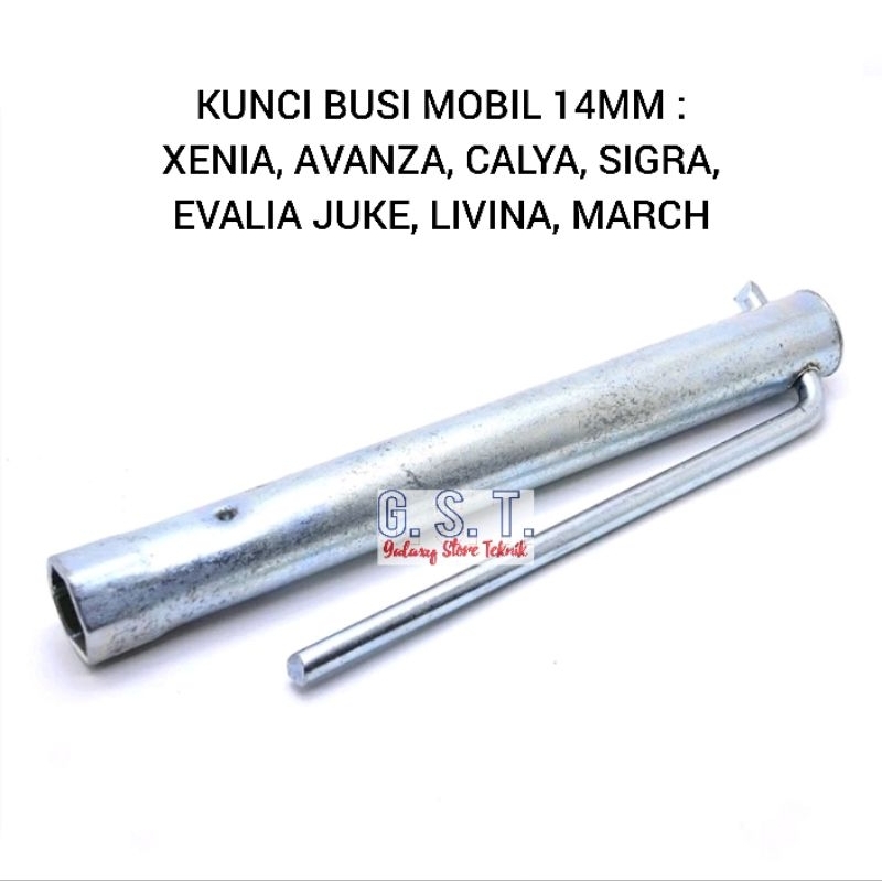 Kunci Busi Mobil Xenia Avanza Calya Sigra Evalia Juke Livina March Kunci Busi 14 MM
