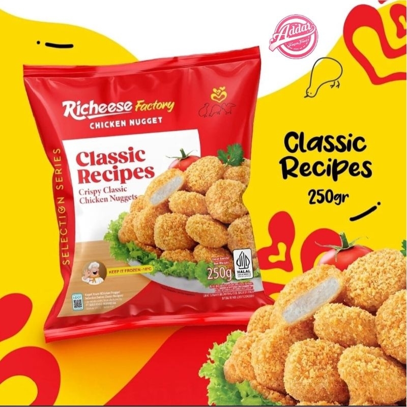 

Richeese Chicken Nugget Classic 250 gram