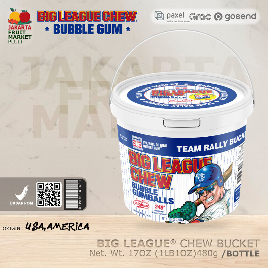 BIG LEAGUE CHEW BUCKET Permen karet import usa