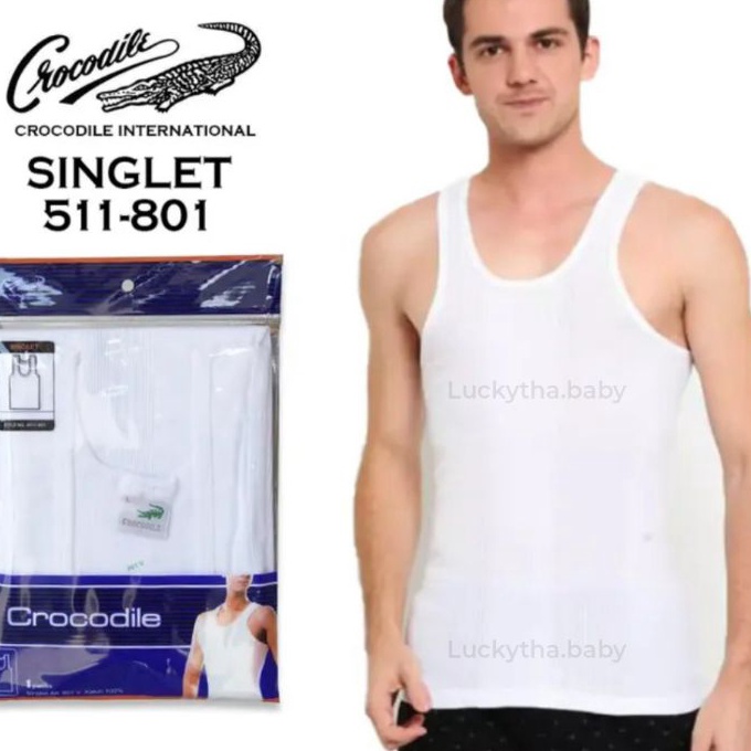 KP8 crocodile singlet pria dewasa sxxl kaos dalam crocodile 81  singlet crocodile 1 original kaos da