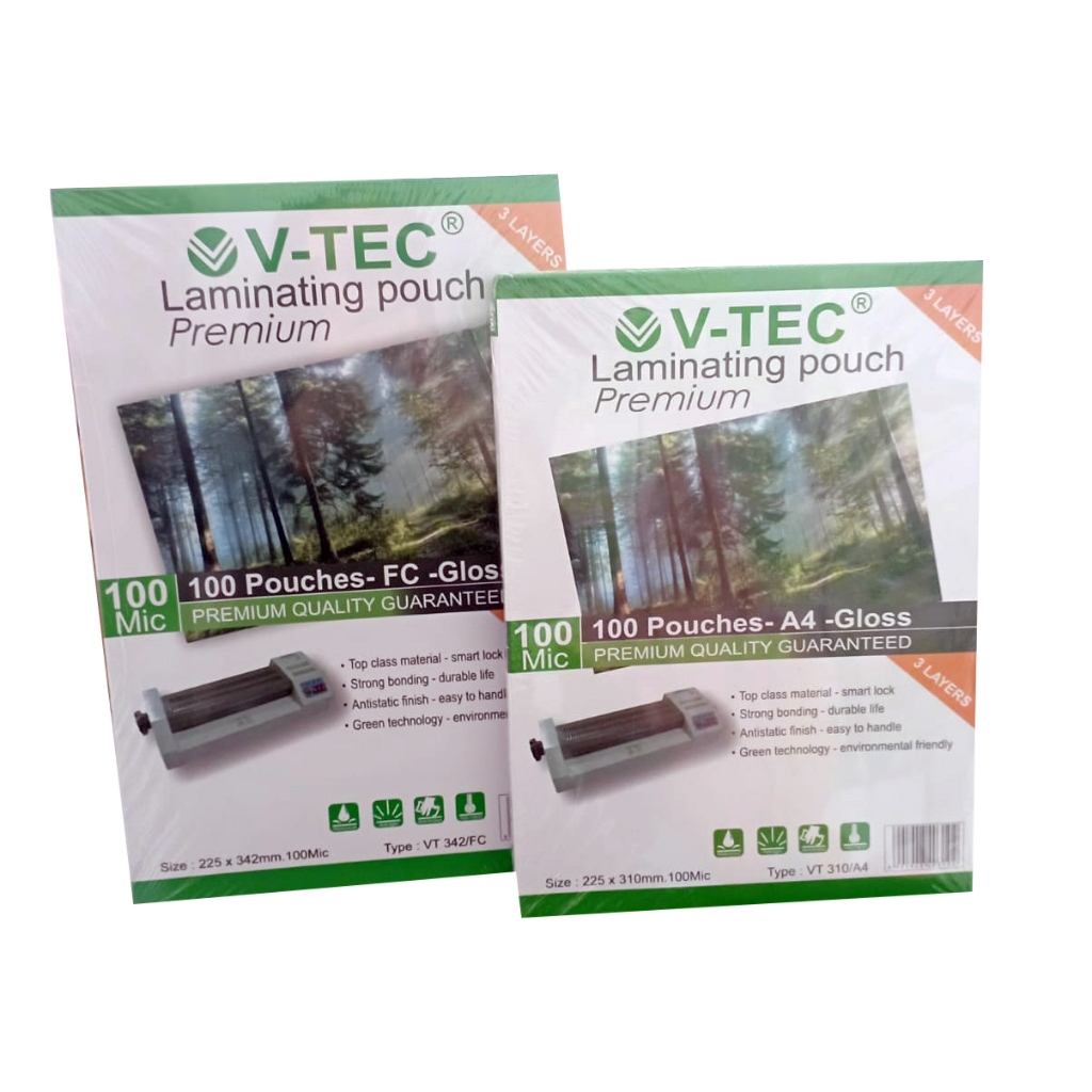

Plastik Laminating - Laminating Film - Plastik Laminating Film V-TEC A4/F4
