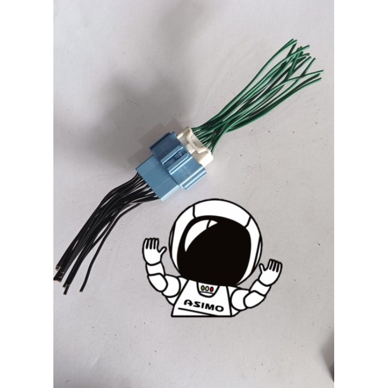 Soket Audio radio tape terminal box Fuse Relay pin 14 Universal AUDl DAlHATSU T0Y0TA H0NDA nissan hy