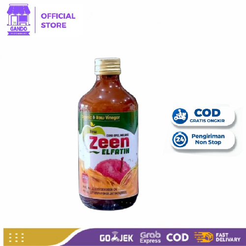 Cuka Apel Batu Organik 330ml - Cuka Apel Batu Malang