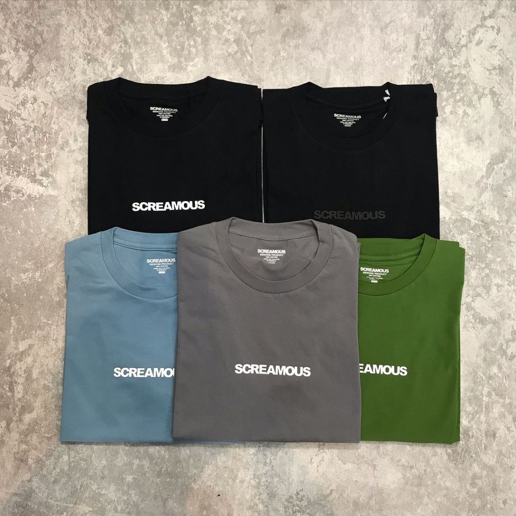 Kaos Oversize Original Screamous / Kaos Local Brand
