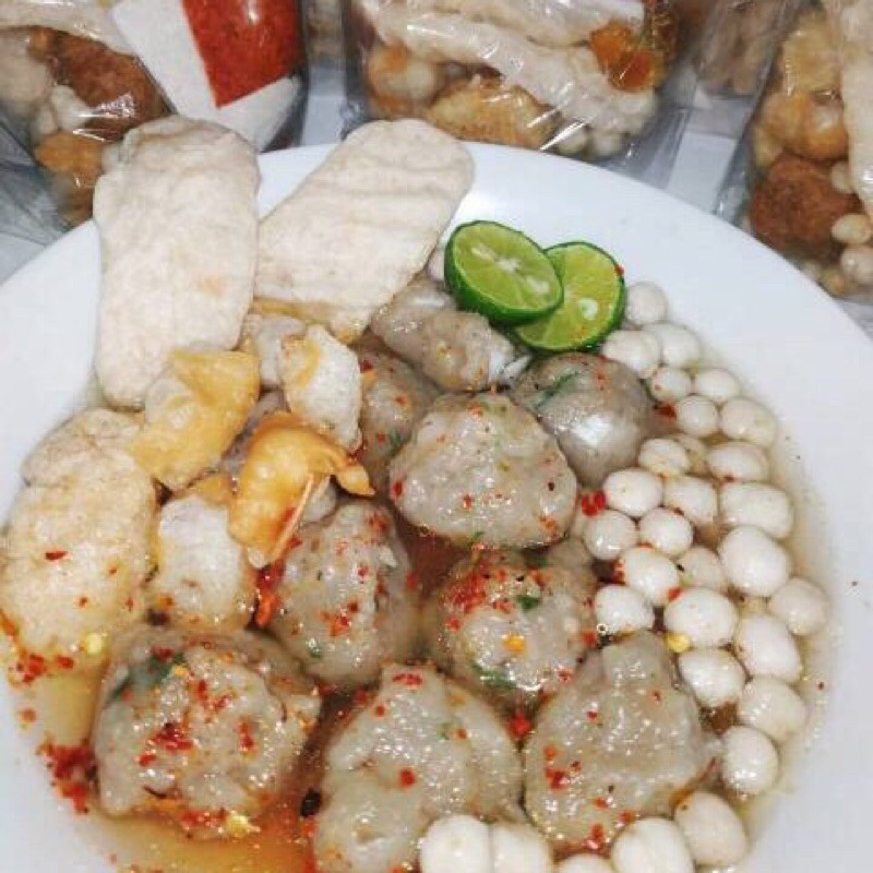 

[Pentol isi 12pcs] Baso Aci Tulangrangu