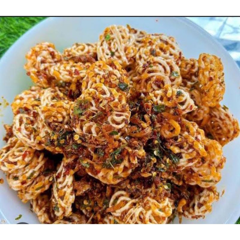 

krupuk sebring yg lg viral 250 gram seblak kering daun jeruk