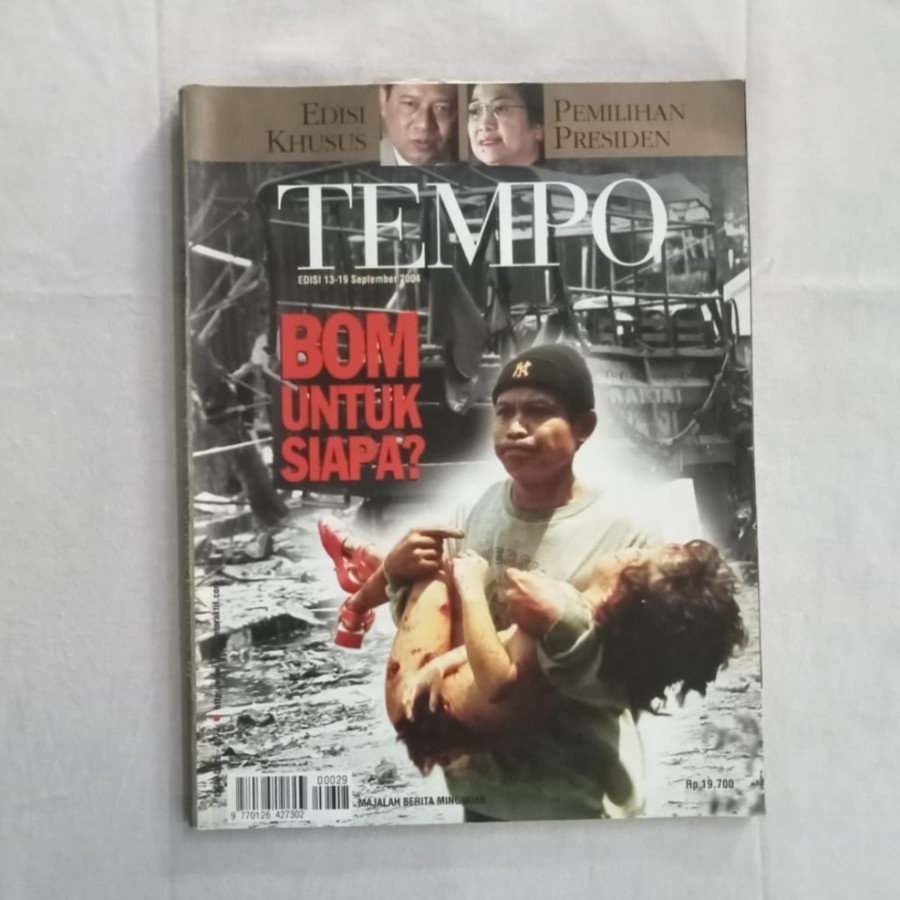 Majalah Tempo Bom Untuk Siapa Edisi Khusus Pemilihan Presiden