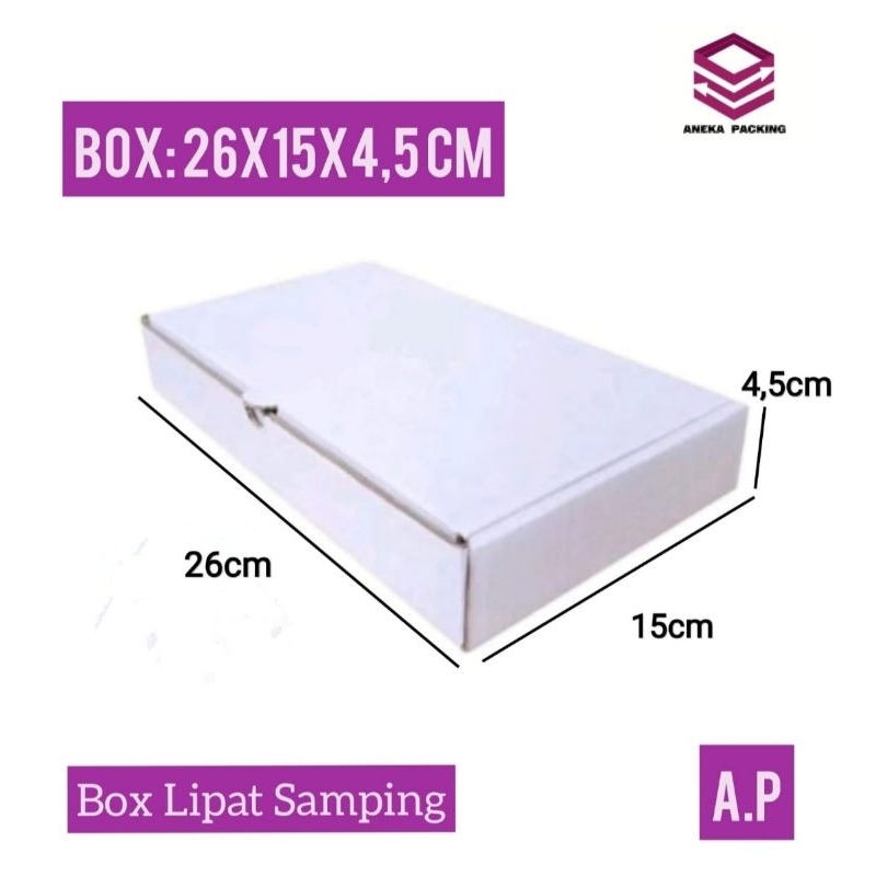 

Kardus 26x15x4.5cm/Box/Polos/Paking/Hampers