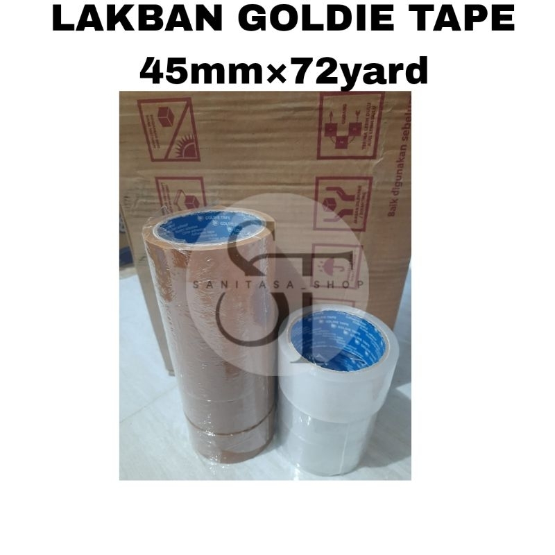 

(COD) LAKBAN GOLDIE TAPE (1PCS) 45mm × 72yard
