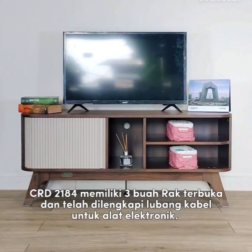 (FREE KIRIM & RAKIT) GRAVER Rak Tv Credenza / Rak Tv Minimalis / Meja Tv / Bufet tv