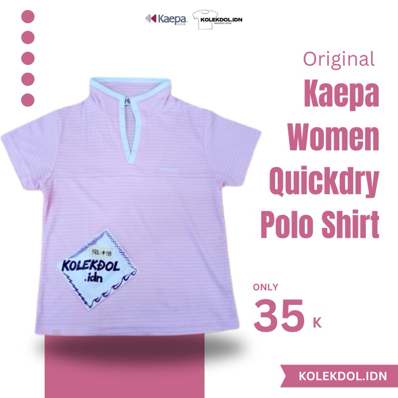 Original - Kaepa Women Quickdry Polo Shirt - KDL-118