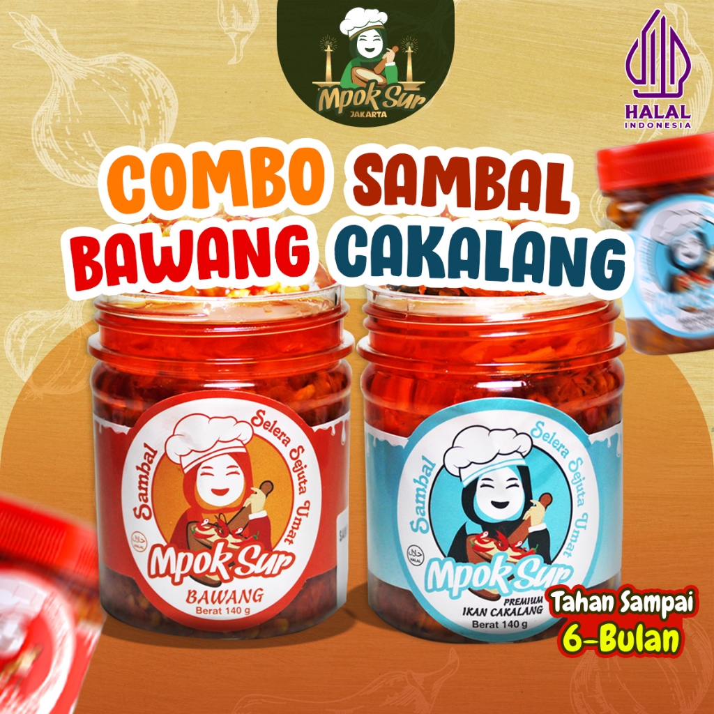 

Mpok Sur - Combo Sambel Bawang Cakalang Sambal Bawang, Sambal Cakalang