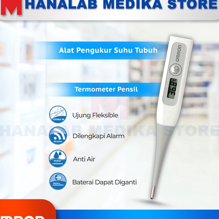 KI3 Omron Thermometer Digital MC343 Flexybel  Thermometer Omron MC343  Omron MC343  Thermometer Digi