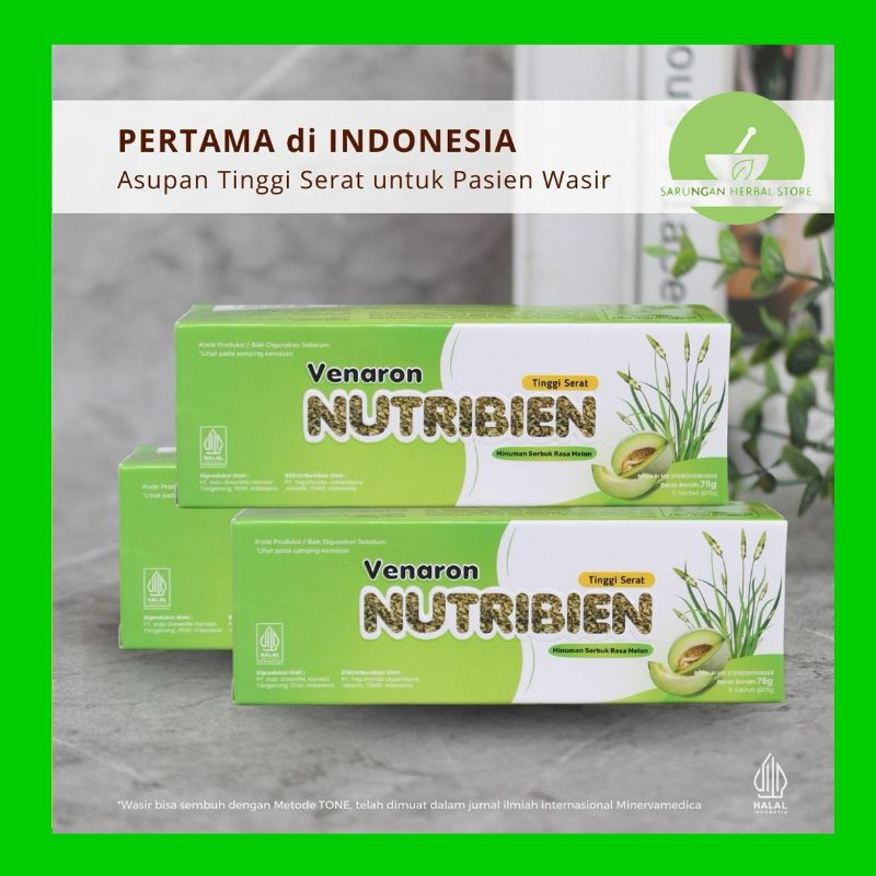 

Original 100% - Venaron Nutribien (Minuman Tinggi Serat untuk Diet & Atasi Ambeien/wasir & Varises), Privasi Terjamin