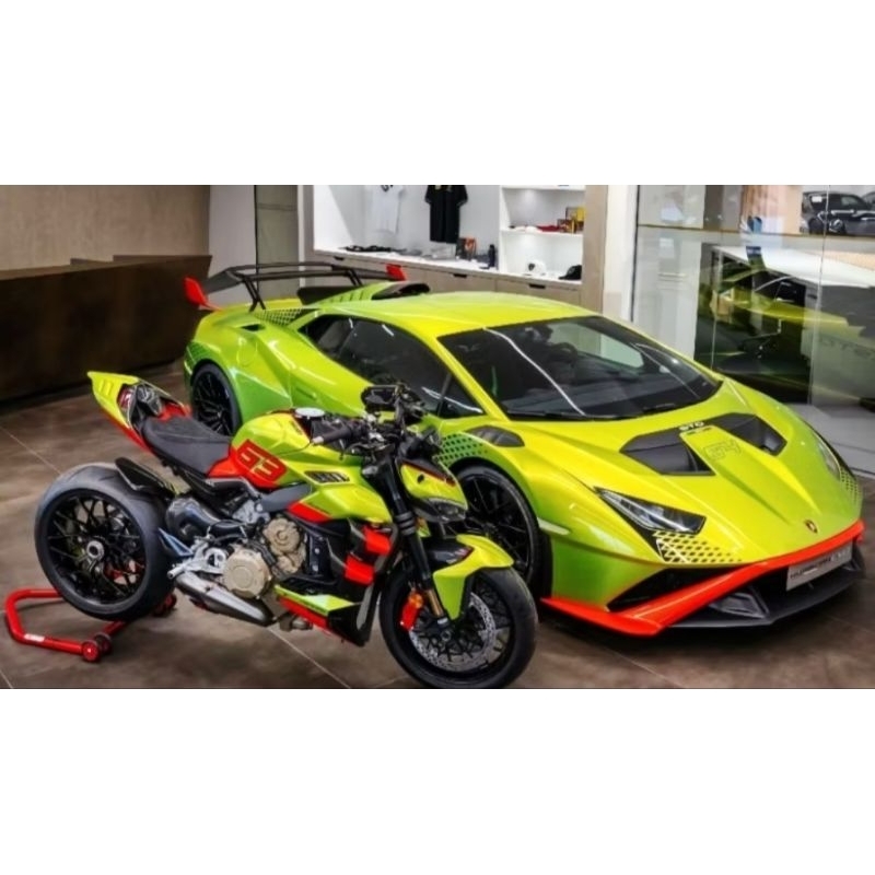 Fressjago Lime Green Yellow Pearl Pu Cat Hijau Kuning Metalik Cat Mobil Cat Motor Cat Berkualitas
