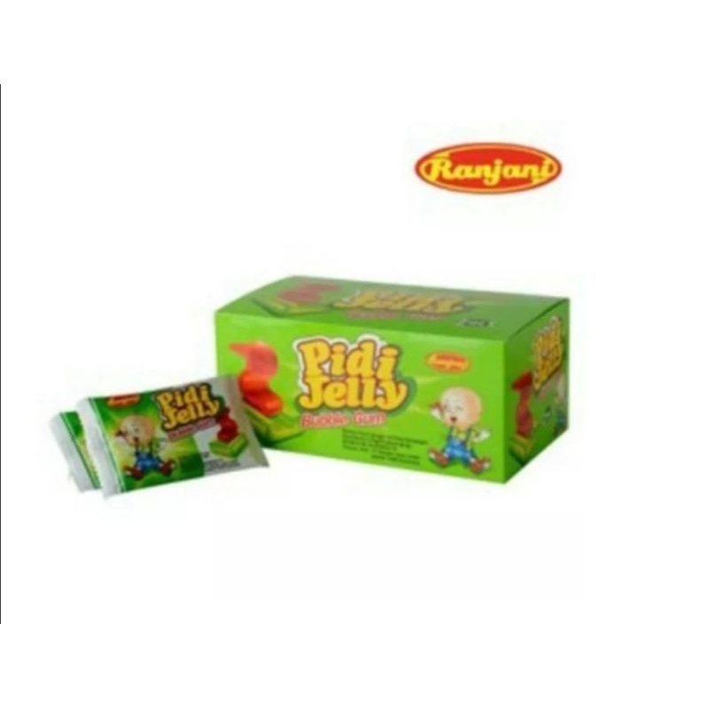 

Ranjani Pidi jelly Bubble Gum Permen Karet Dengan Jeli Rasa Semangka 1Pak isi 30Pcs