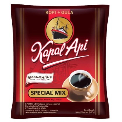 

Kapal Api Spesial Mix Renceng 10 sachet x 23 gr