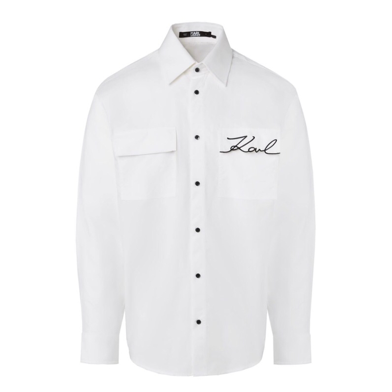 Karl lagerfeld Shirt White S Babybrandedshop baju kemeja dewasa