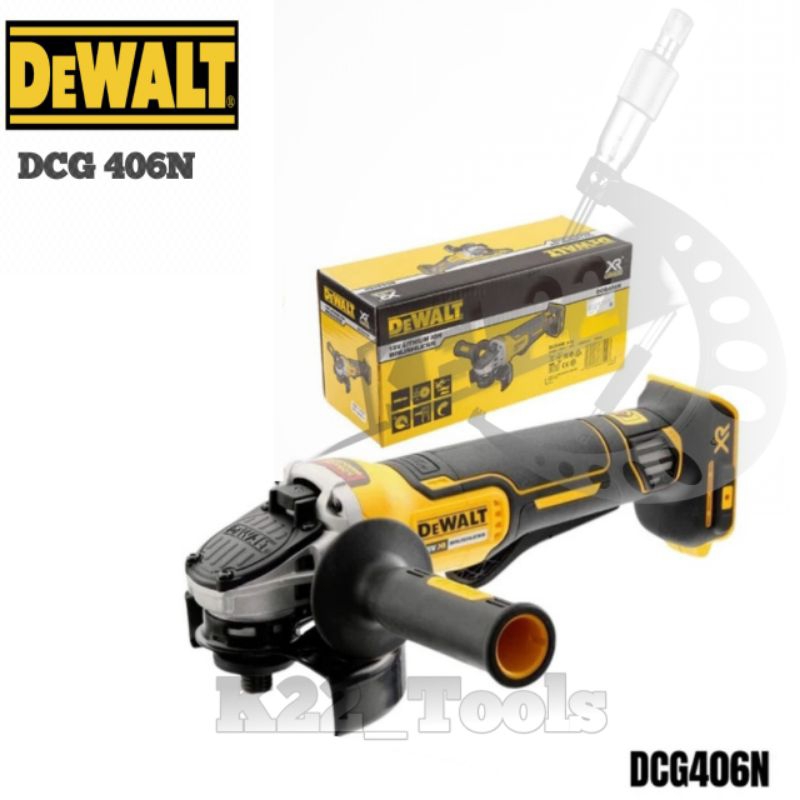 MESIN GERINDA BATERAI DEWALT DCG406N / DEWALT DCG406 N CORDLESS BRUSHLESS ANGLE GRINDER