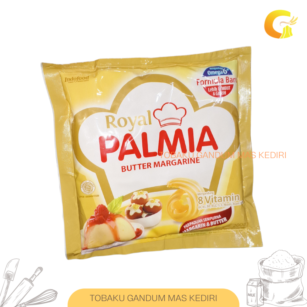 

ROYAL PALMIA Butter Margarine Sachet 200gr