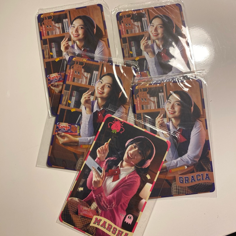 Photocard tango x Jkt48 [ Gracia, Marsha ]